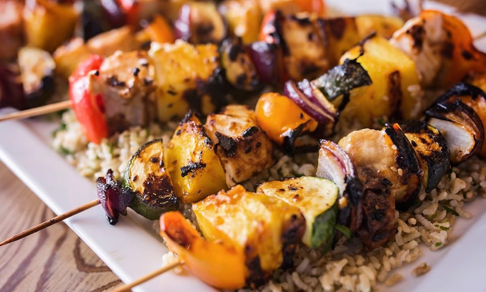 Fish kebabs