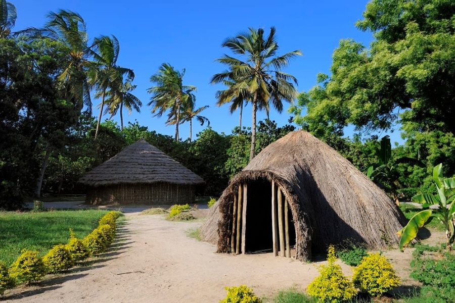 Tanzania, Dar es Salaam, the Village Museum is a series of authentic dwellings depicting the traditional lifestyle of various regions of the country