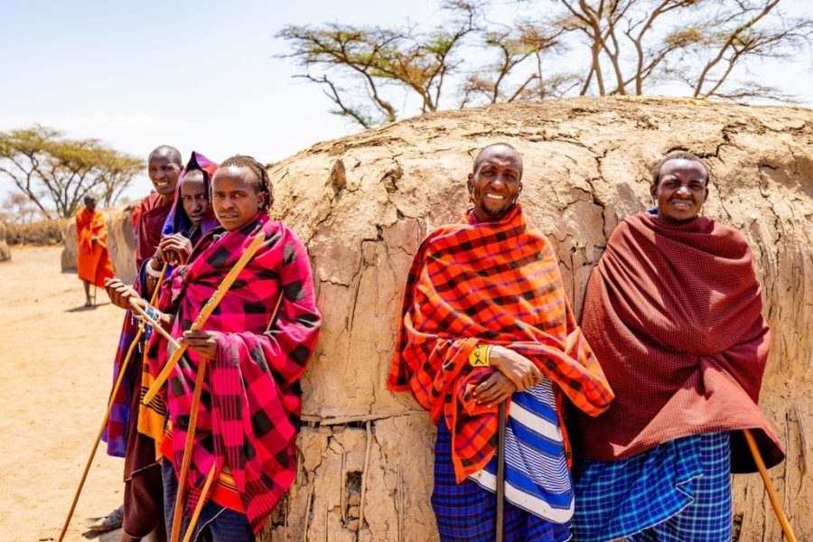 Visiting Maasai Village