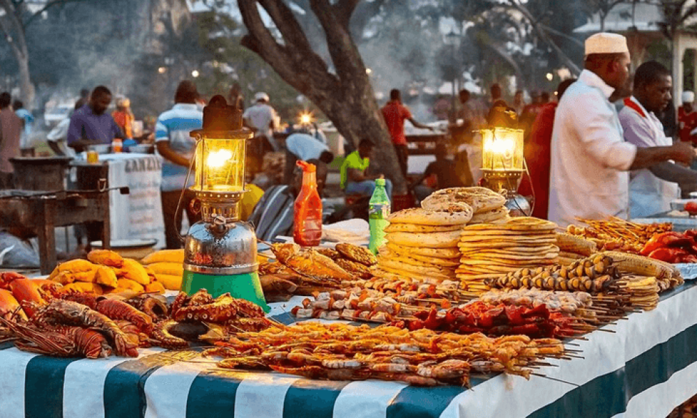 forodhani night market in stone town