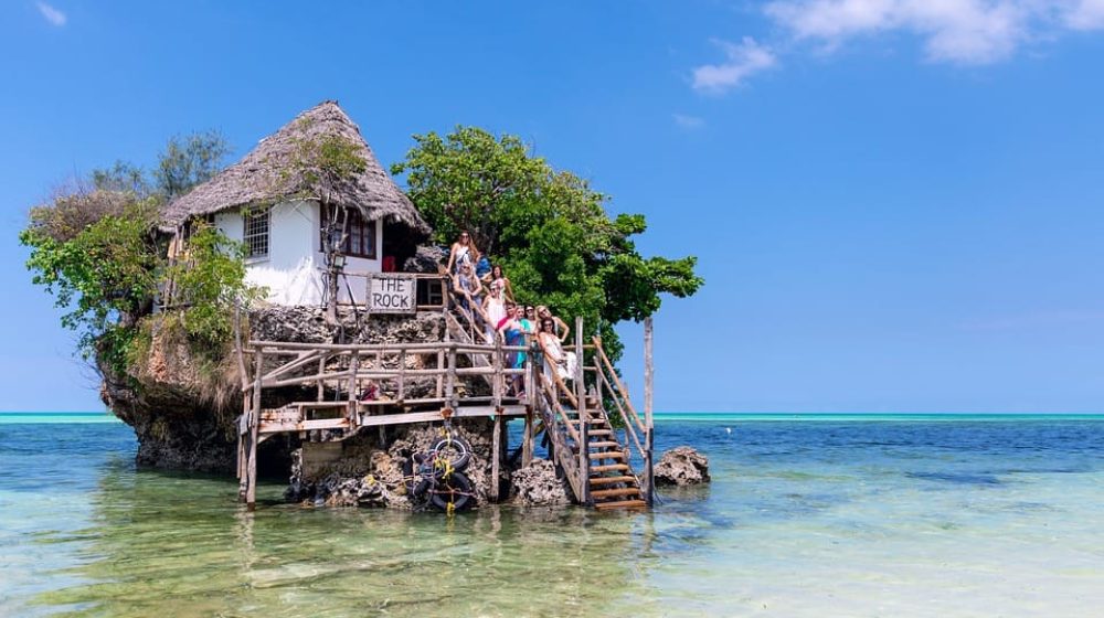 the rock restaurant zanzibar